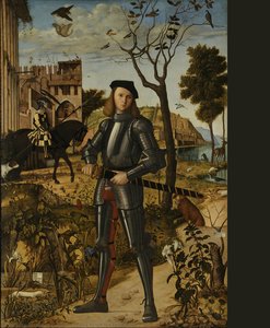 Young Knight In A Landscape — Vittore Carpaccio