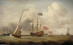 Seascape With Shipping — Dominic Serres