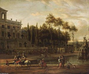 Italianate Park Landscape — Abraham Storck (sturckenburch)