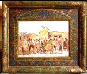 Au Marché À Marrakech (titre Inscrit) — Joseph-félix Bouchor