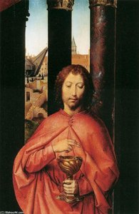 St John Altarpiece (detail) (23) — Memling, Hans