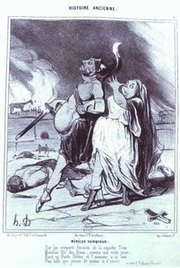 Ancient History Series - Menelas The Victor — Honoré Daumier