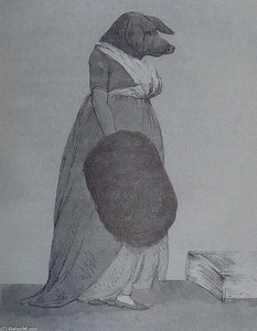 Die Schweinskopfige Mrs. Atkinson — George Morland