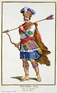 Hyder Ali From Receuil Des Estampes Representant Les Rangs Et Les Dignites Suivant Le Costume De Toutes Les Nations Existantes — Pierre Duflos