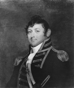 Commodore Isaac Hull — Gilbert Stuart Newton
