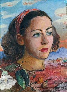 Surrealistic Portrait — David Davidovich Burliuk
