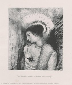 Here Is The Good Goddess, The Idaean Mother Of The Mountains (plate 15) — Odilon Redon