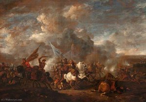 Infantry Repulsing Cavalry — Jan Jacobsz Van Der Stoffe