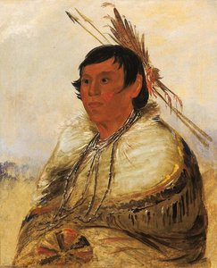 Ni A Có Mo, Fix With The Foot, A Brave — George Catlin, Romanticism