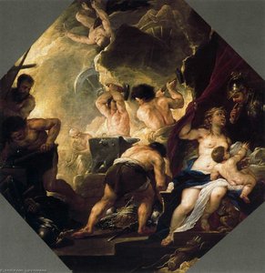 The Forge Of Vulcan — Luca Giordano