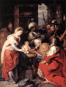 Die Anbetung Der Könige — Peter Paul Rubens, Baroque Drama