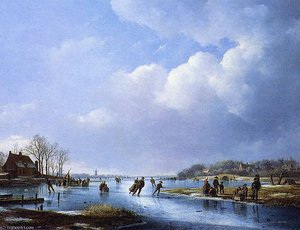 Scaters At Koek En Zopie Sun — Andreas Schelfhout