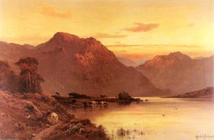 From The Bramber Pass — Alfred De Breanski Senior