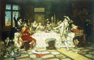 The Prince's Birthday Party — Adolphe Alexander Lesrel