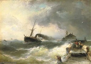 The Arrival Of The Steamship — Nicolaas Riegen