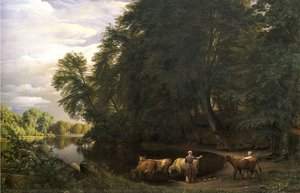 Summer Afternoon By An Inland Lake — Peter Christian Skovgaard