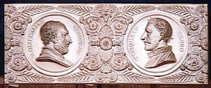 Medaillons Representant Plusieurs Hommes Celebres De La Renaissance — Alexandre Denis Abel De Pujol