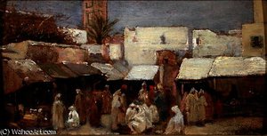 Market Place, Tangiers — John Bagnold Burgess