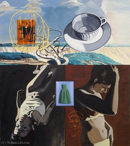 Outside Her House — David Salle