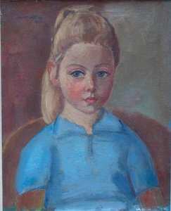 Portrait Of The Painter's Granddaughter Anne — Jan Sluyters