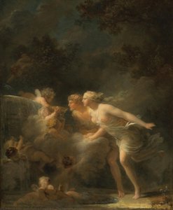The Fountain Of Love — Jean-honoré Fragonard, Rococo