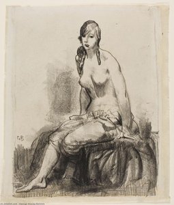 Morning, Nude Sketch — George Wesley Bellows