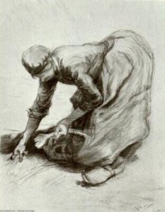 Peasant Woman, Stooping — Vincent Willem Van Gogh