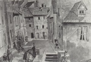 Old Dieppe — Kuzma Petrov-vodkin