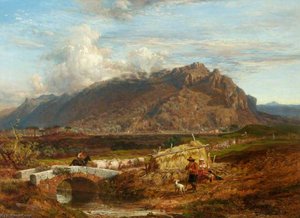Monte Soracte In Roman Campagna — Frederick Lee Bridell