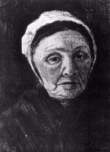Mujer Con Bonnet Blanco — Vincent Willem Van Gogh