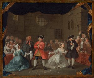 A Scene From The Beggar's Opera — William Hogarth