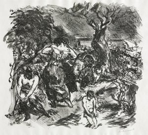 Swimming At Lake Tegel — Max Beckmann