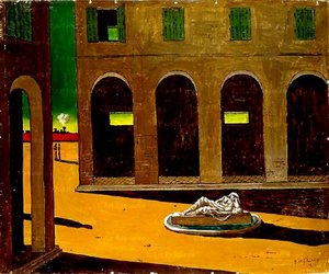 Italian Piazza — Giorgio De Chirico, Metaphysical Surrealism