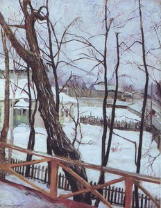 Podmoskovny Landscape — Konstantin Yuon, Impressionism