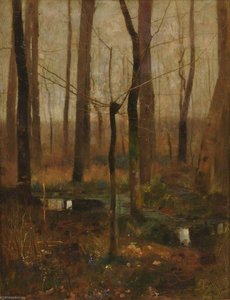 Alone Early Spring Woodland — William Edward Stott