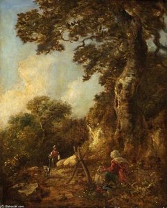 A Woodland Scene — George Morland