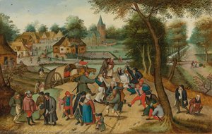 Return From The Kermesse — Pieter Brueghel The Younger