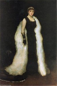 Arrangement In Black No 5 Lady Meux — James Abbott Mcneill Whistler, Aestheticism