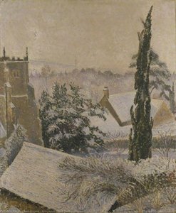 East Knoyle Church Snow
