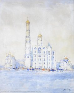 Landscape With Churches — Konstantin Ivanovich Gorbatov