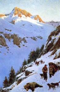 A Moment Of Suspense — Henry F Farny, Vanishing Race Painting
