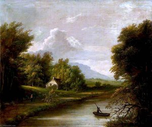 Molly Ward's Cottage, River Lagan — Hugh Frazer