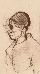 Mujer Campesina, Cabeza (8) — Vincent Willem Van Gogh