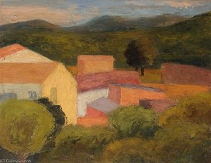 Spanish Scene — Mark Gertler