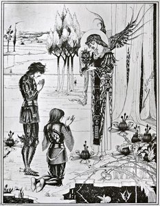 The Achieving Of The Sangreal — Aubrey Vincent Beardsley
