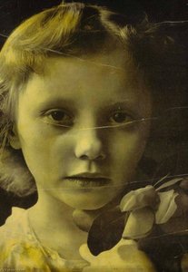 Untitled (girl With Gardenias) — Joseph Cornell