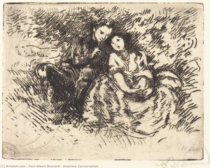 Amorous Conversation — Paul Albert Besnard
