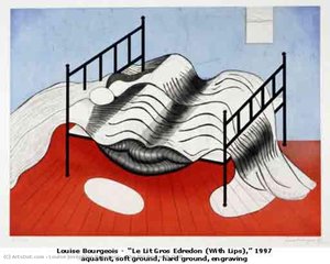 The Big Bed With Quilt — Louise Joséphine Bourgeois