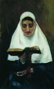 Abbess — Boris Mikhailovich Kustodiev
