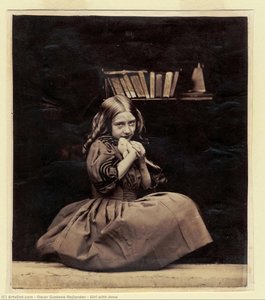 Girl With Dove — Oscar Gustave Rejlander